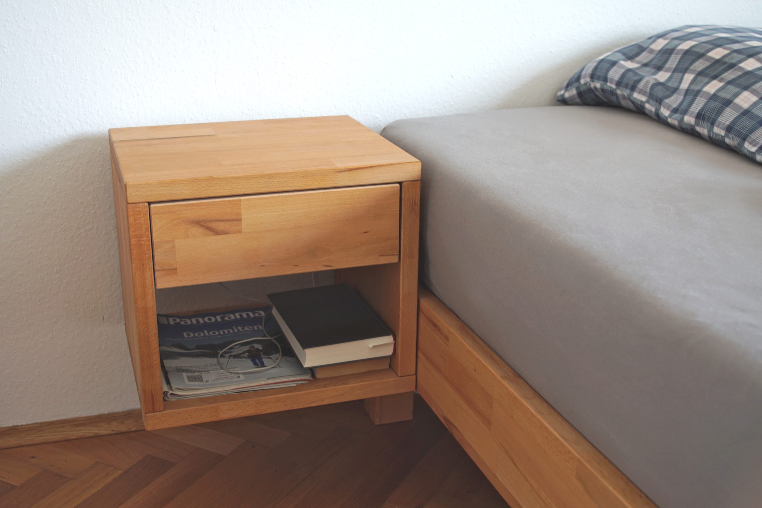 Flüsterleise Schubladen für die schwebenden Nachttische